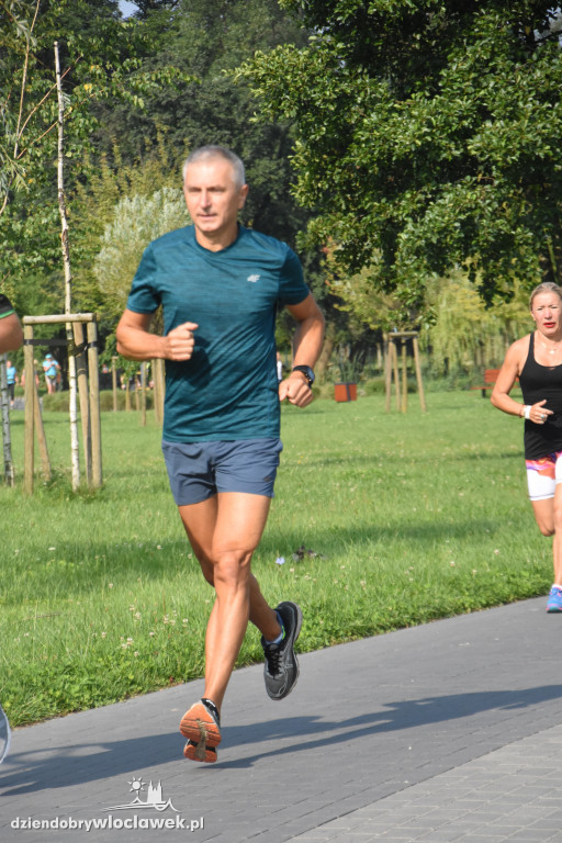 Parkrun w parku na Słodowie