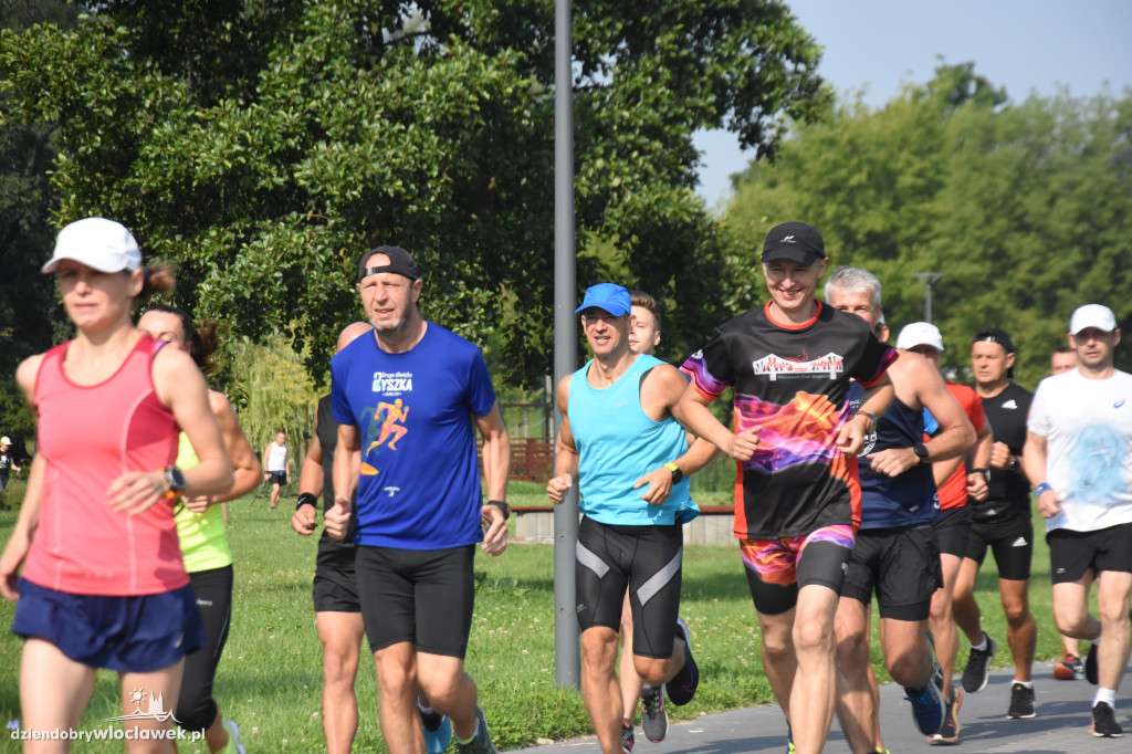 Parkrun w parku na Słodowie