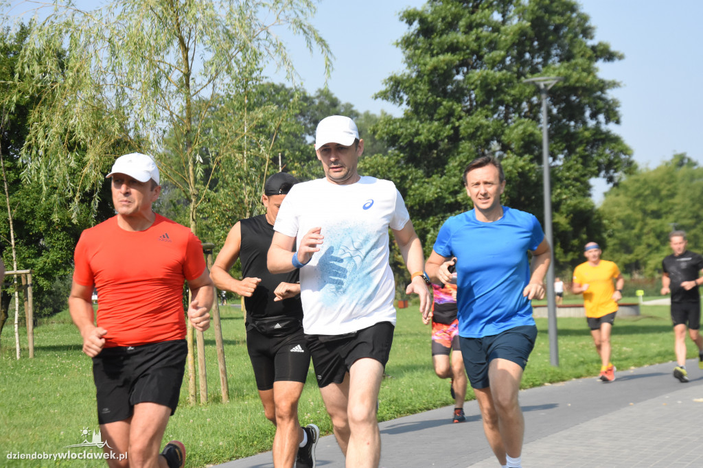Parkrun w parku na Słodowie