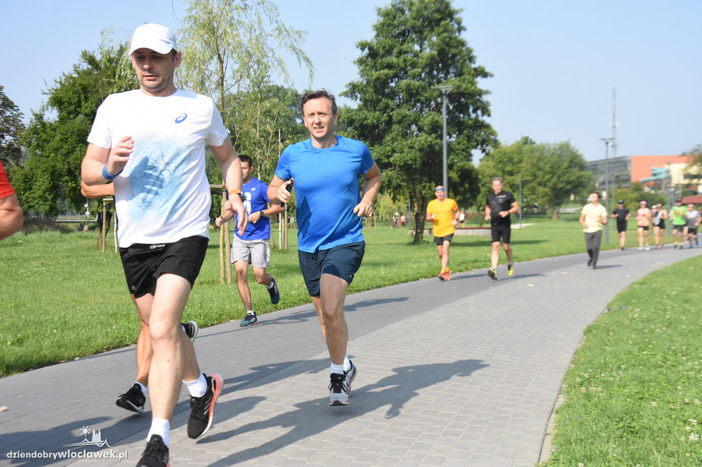Parkrun w parku na Słodowie
