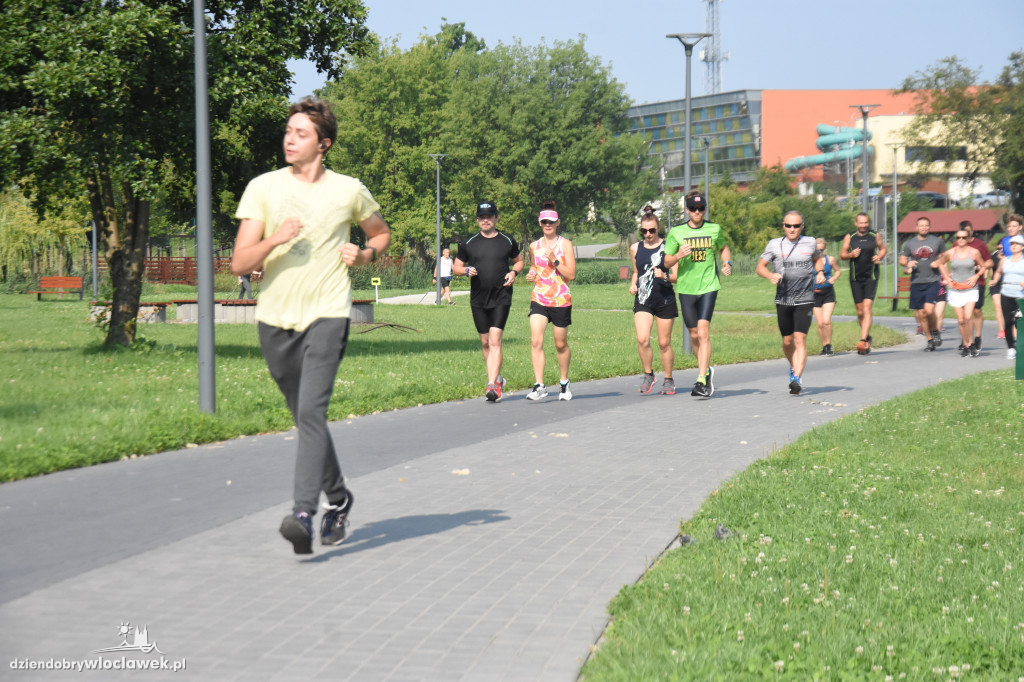 Parkrun w parku na Słodowie
