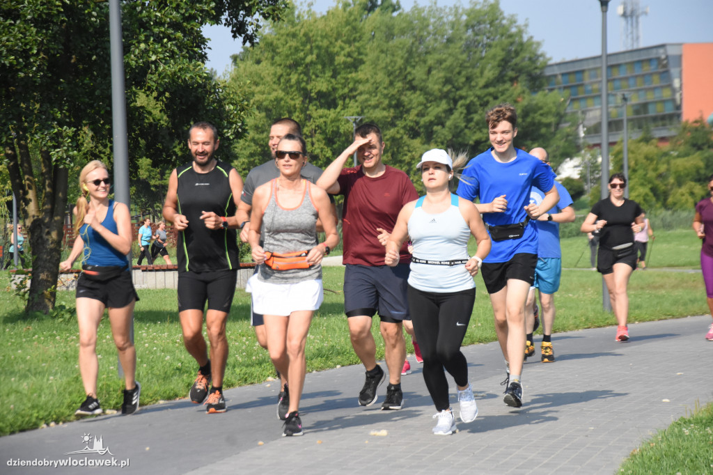 Parkrun w parku na Słodowie