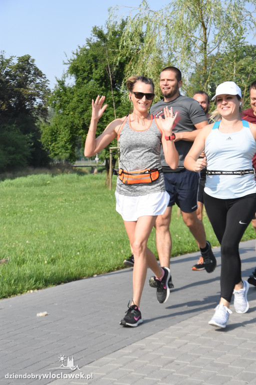 Parkrun w parku na Słodowie