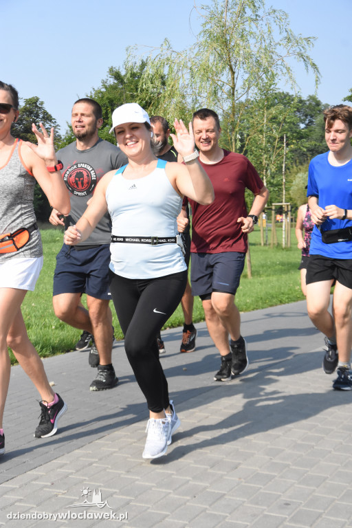 Parkrun w parku na Słodowie