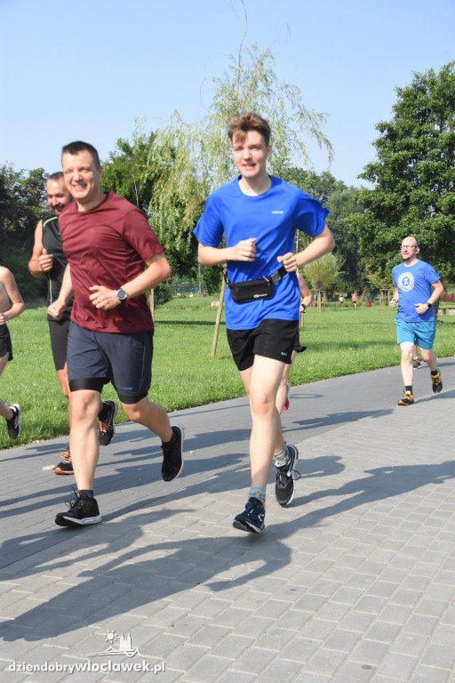 Parkrun w parku na Słodowie