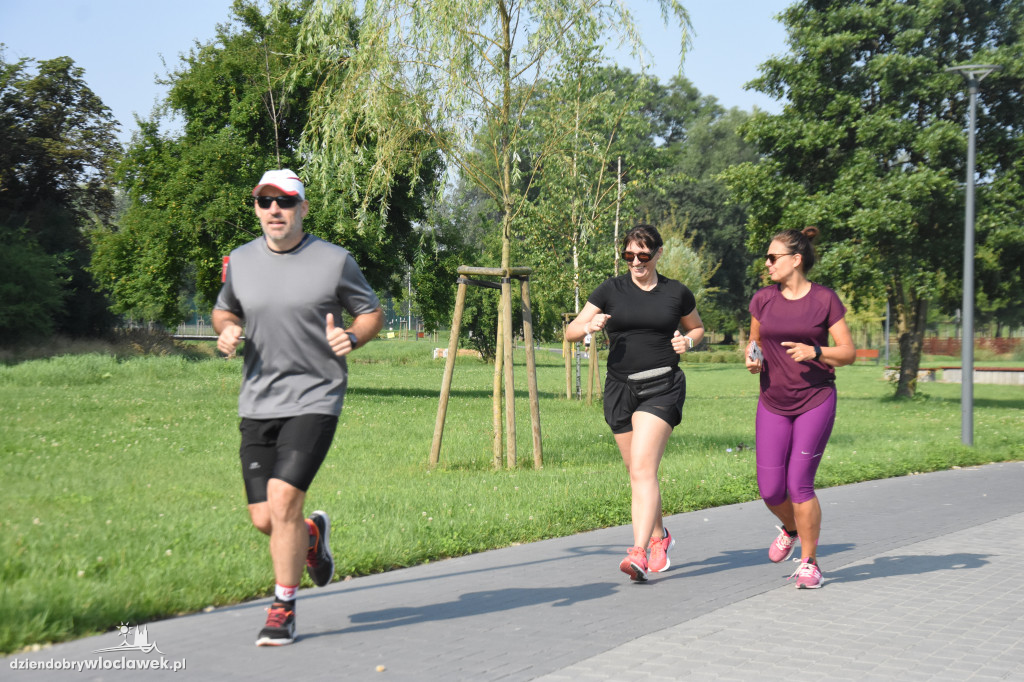 Parkrun w parku na Słodowie