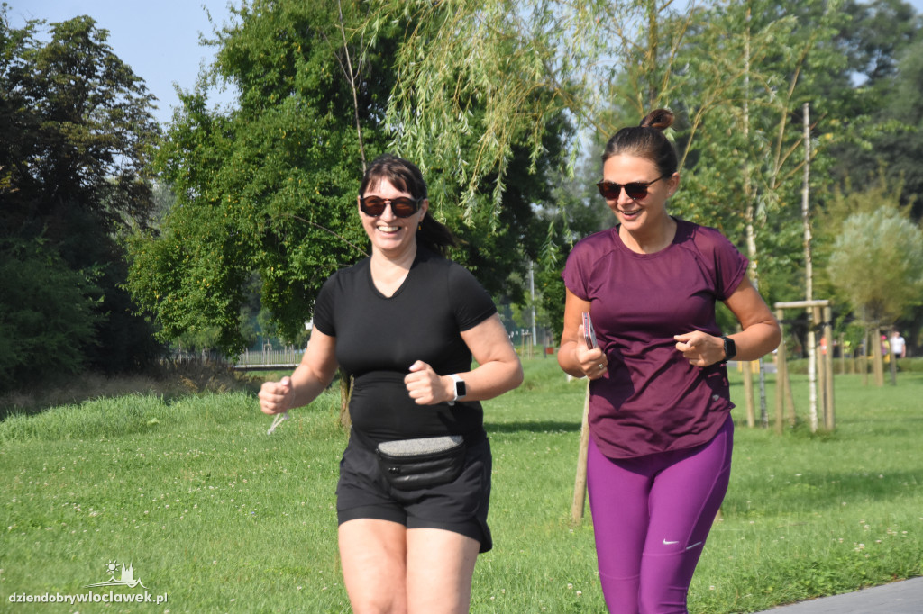 Parkrun w parku na Słodowie