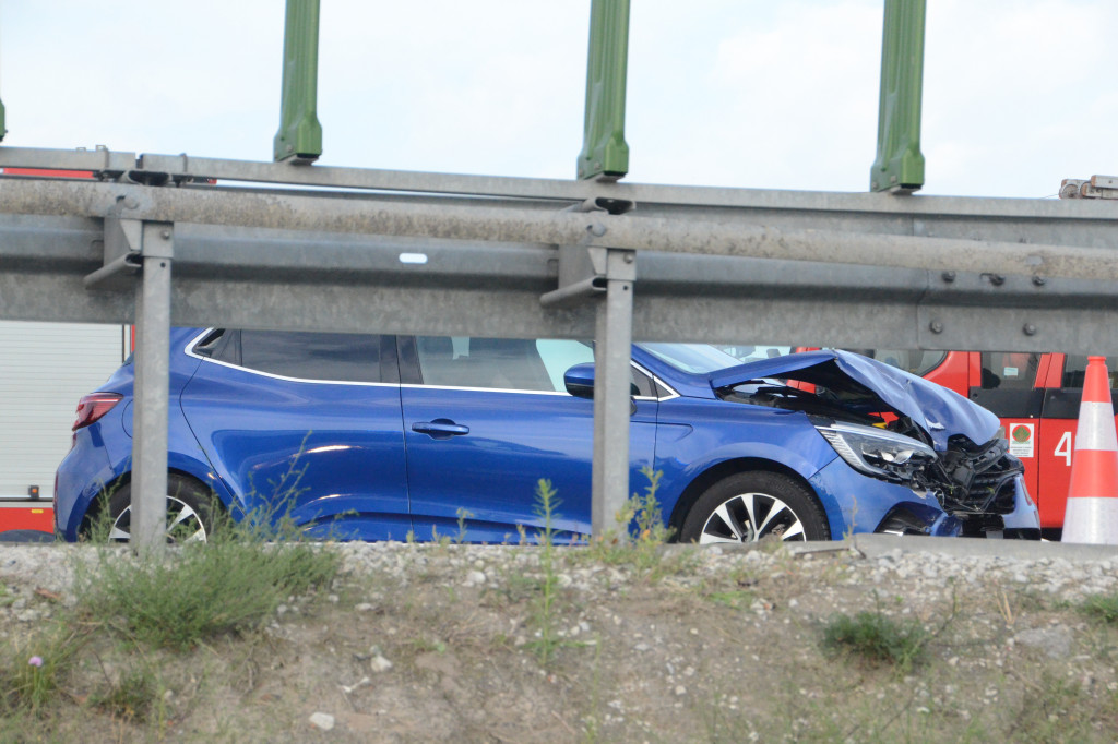 Na autostradzie A1 zderzyło się kilka aut
