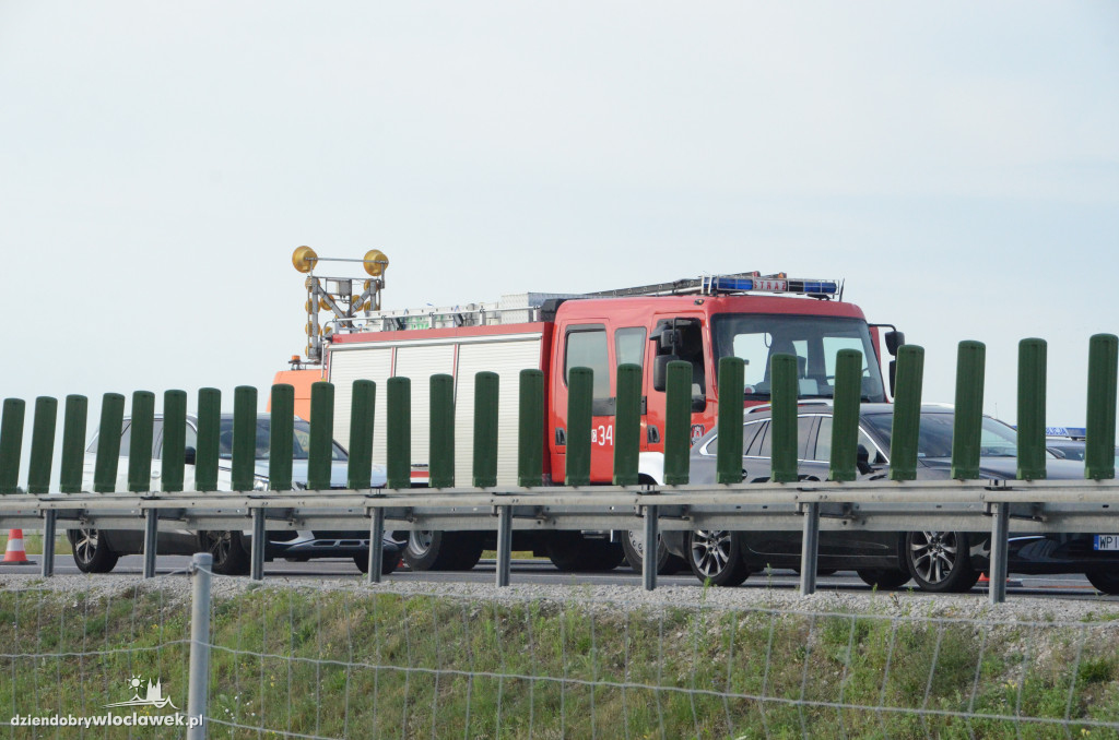 Na autostradzie A1 zderzyło się kilka aut