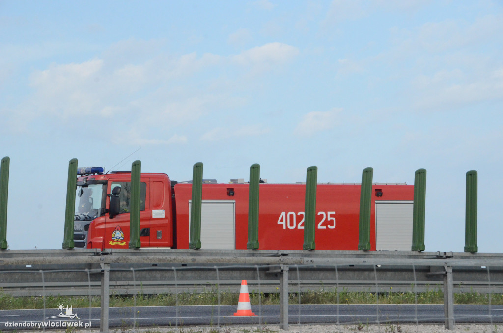 Na autostradzie A1 zderzyło się kilka aut