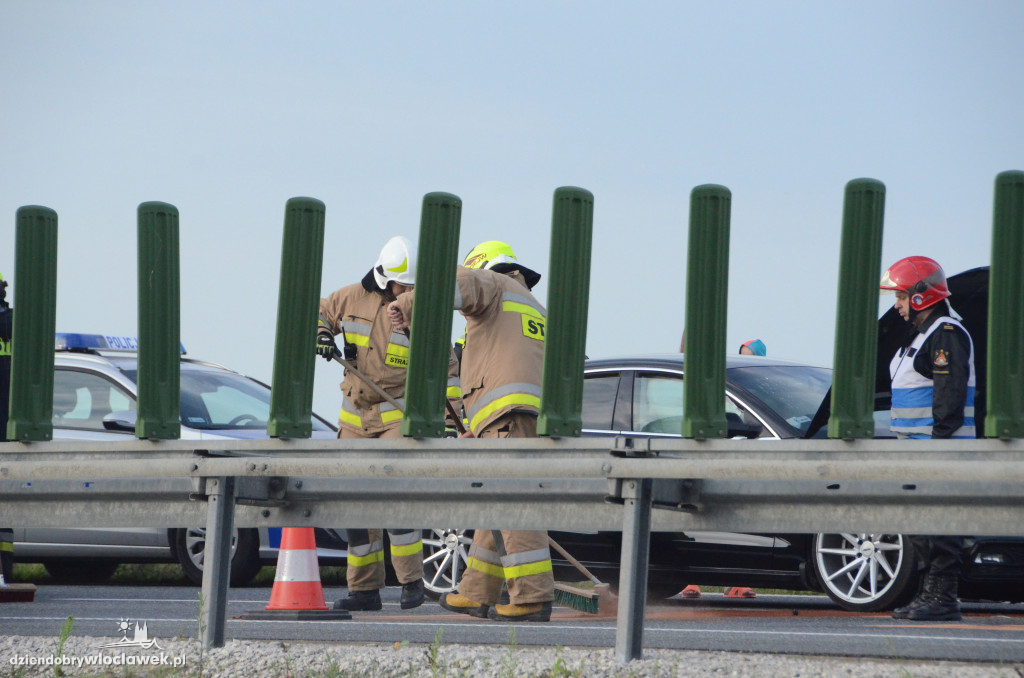 Na autostradzie A1 zderzyło się kilka aut