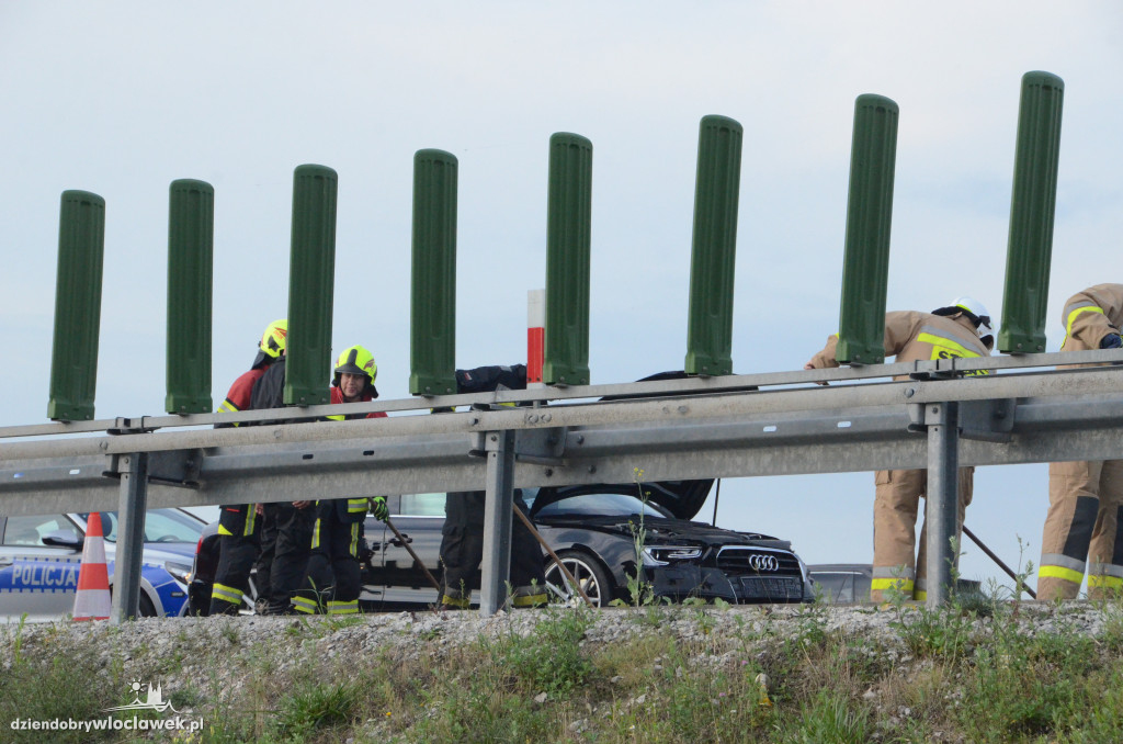 Na autostradzie A1 zderzyło się kilka aut