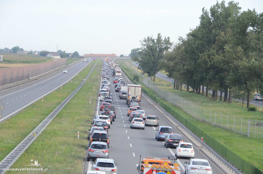 Na autostradzie A1 zderzyło się kilka aut