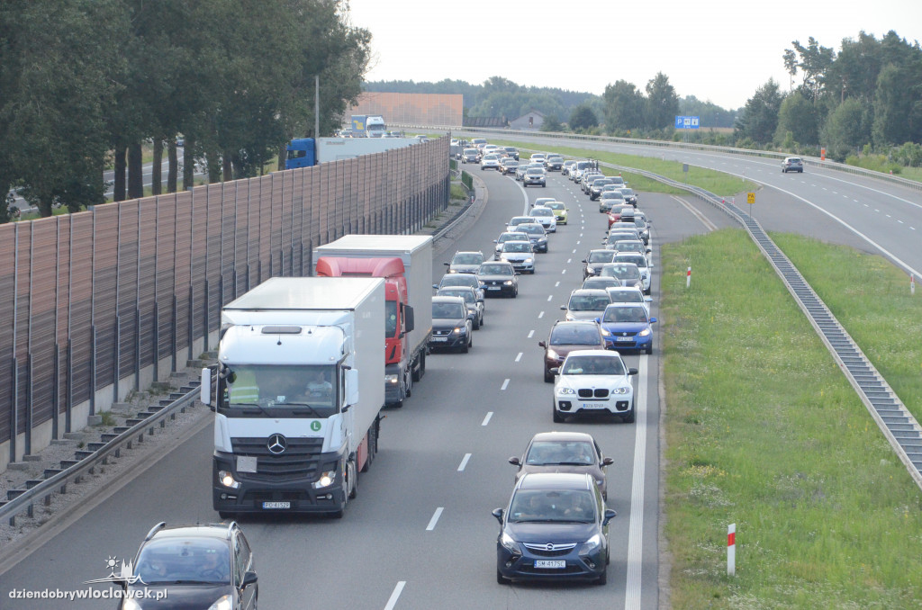 Na autostradzie A1 zderzyło się kilka aut