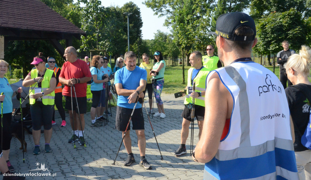 Parkrun w parku na Słodowie