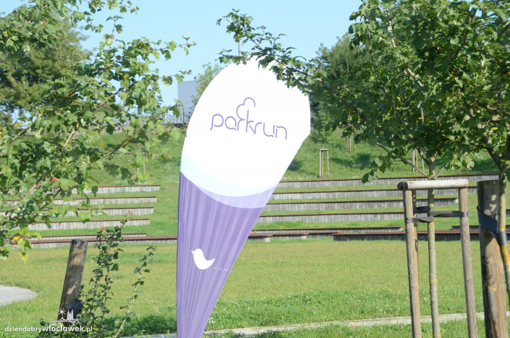 Parkrun w parku na Słodowie