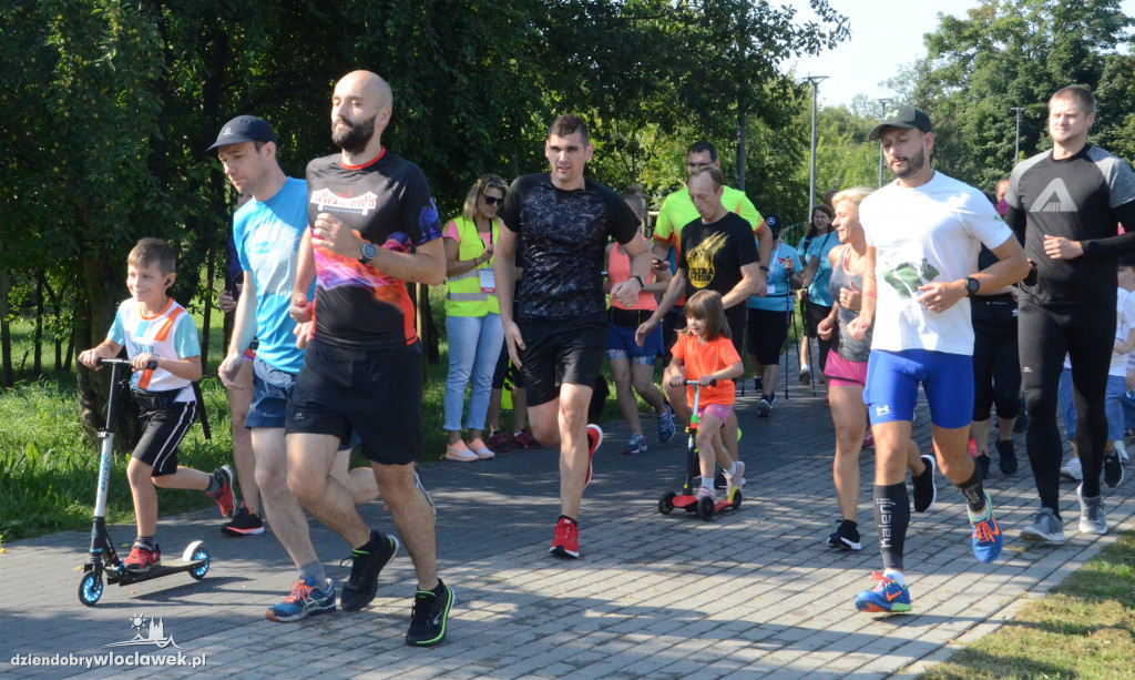 Parkrun w parku na Słodowie