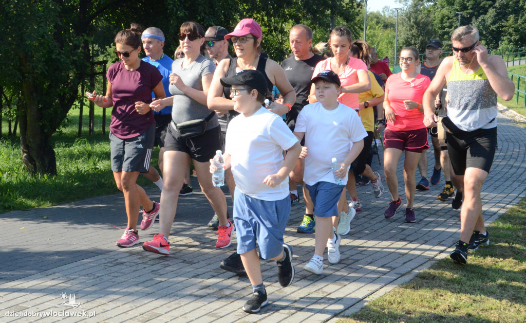 Parkrun w parku na Słodowie