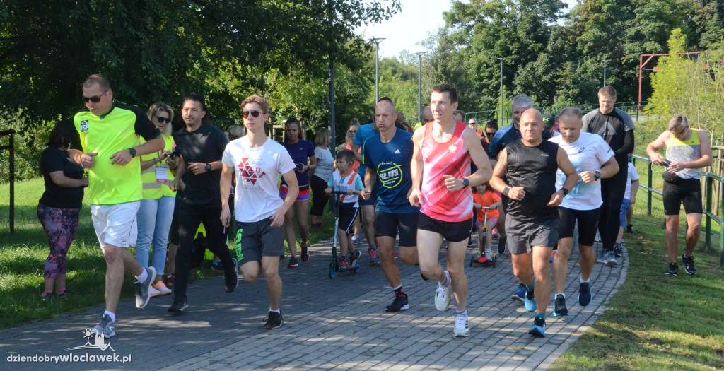 Parkrun w parku na Słodowie