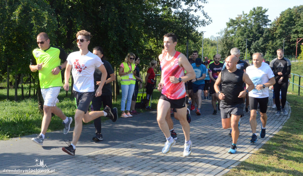 Parkrun w parku na Słodowie