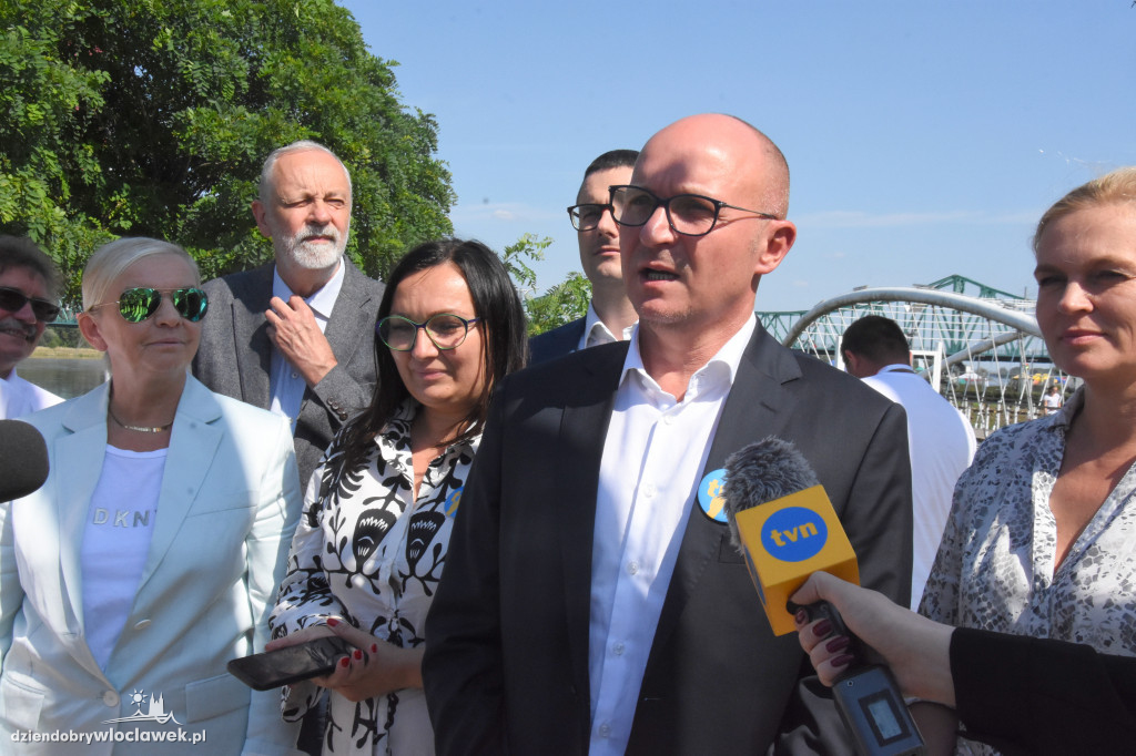Politycy KO z wizytą we Włocławku