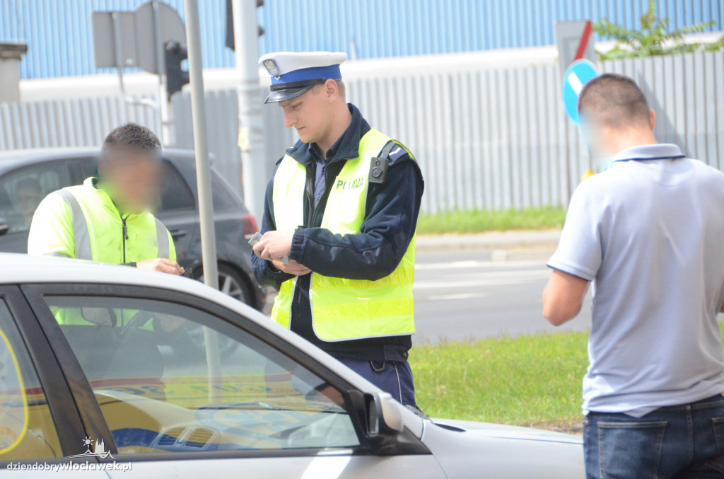 Zderzenie czterech aut na ul. Okrzei
