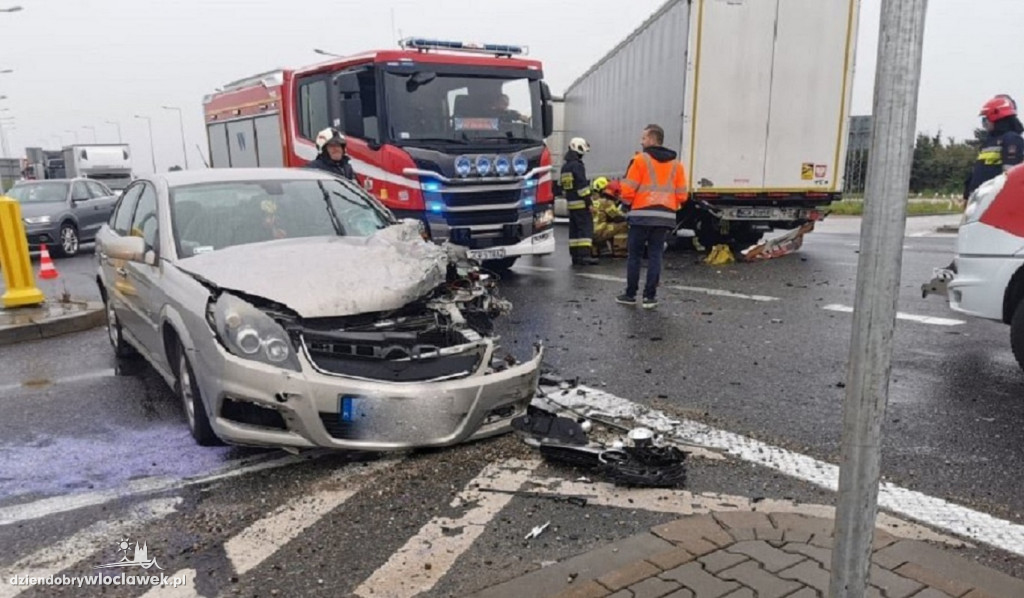Groźnie na wylocie z Włocławka