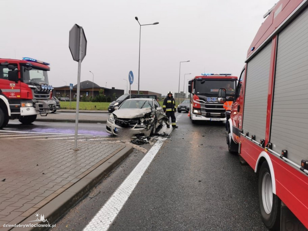 Groźnie na wylocie z Włocławka