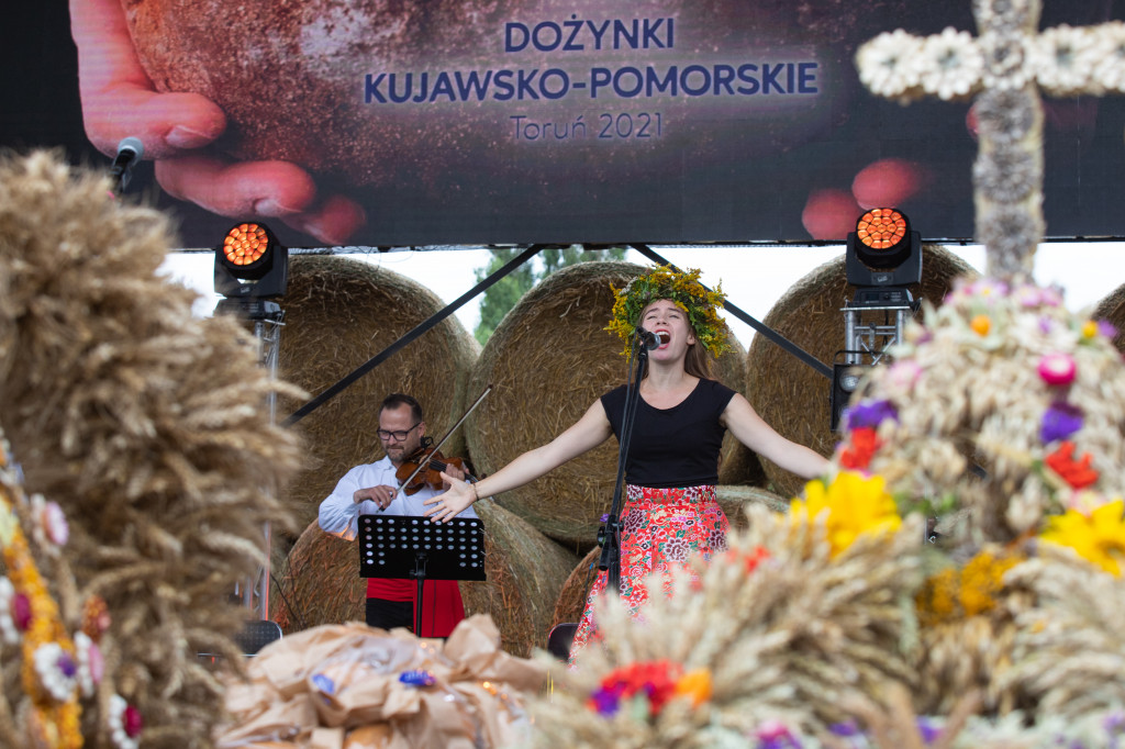 Władze Włocławka na dożynkach wojewódzkich