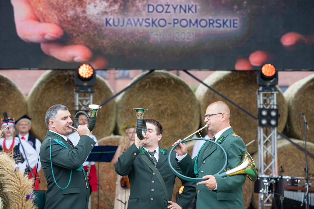 Władze Włocławka na dożynkach wojewódzkich