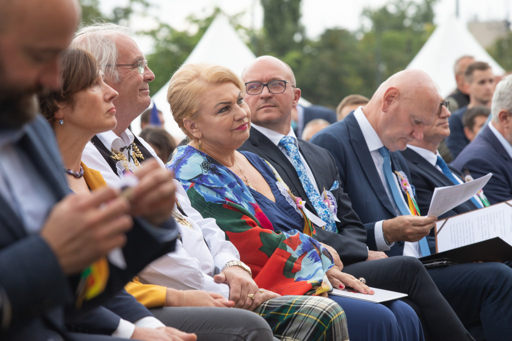 Władze Włocławka na dożynkach wojewódzkich