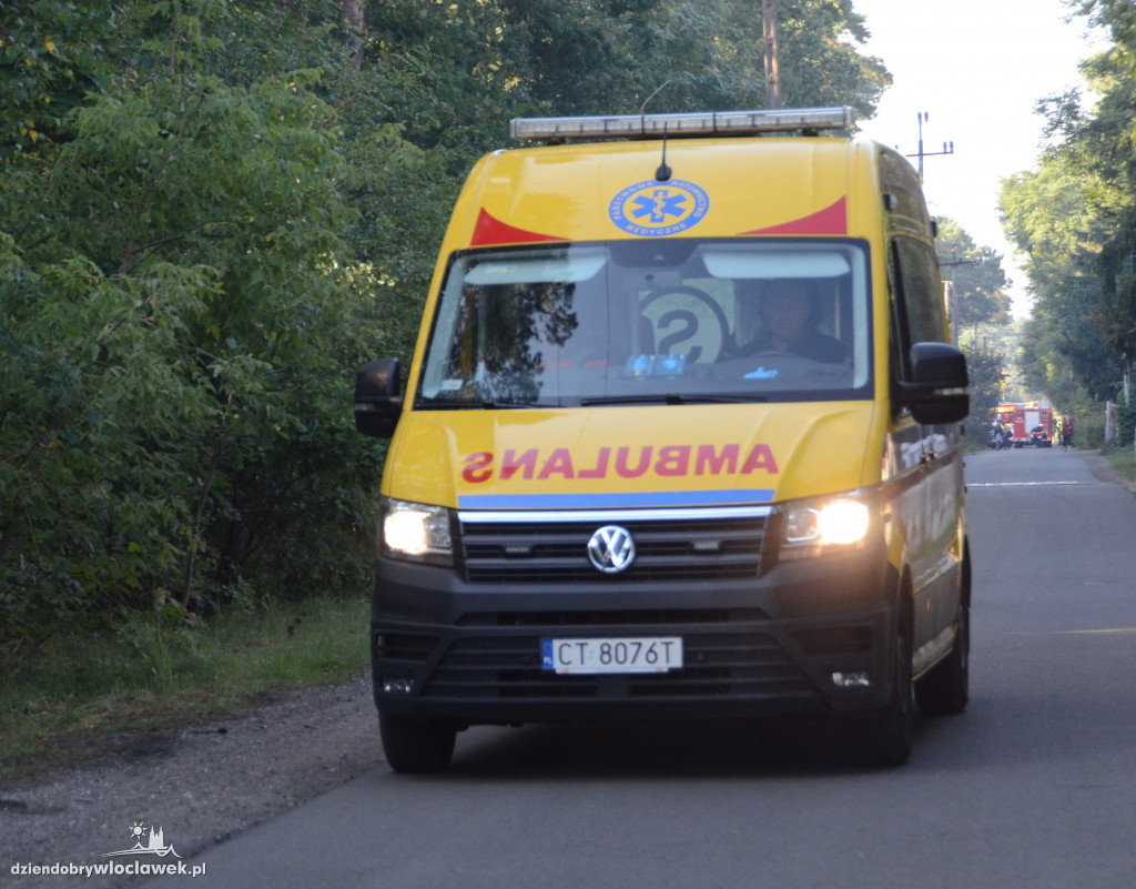 Zderzenie dwóch samochodów w Michelinie