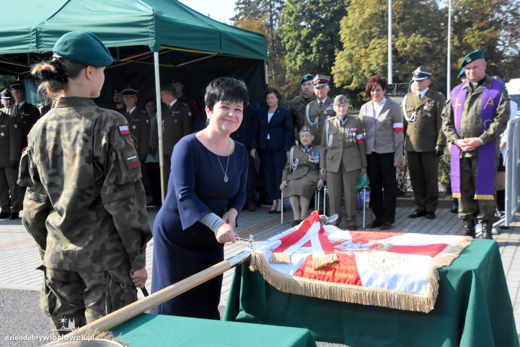 Jednostka strzelecka Włocławek z nowym sztandarem