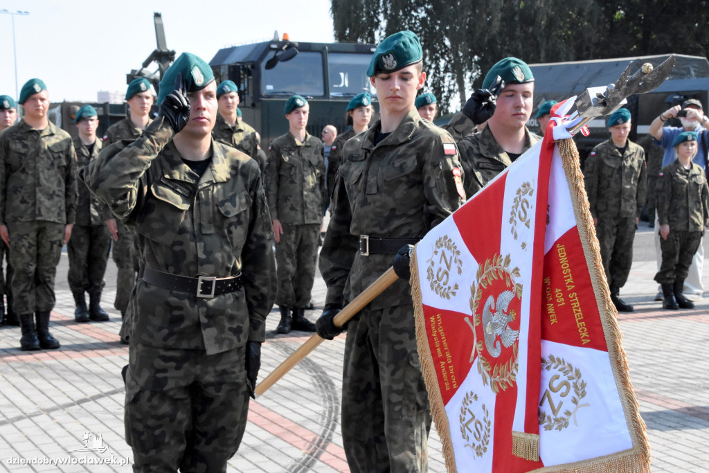 Jednostka strzelecka Włocławek z nowym sztandarem
