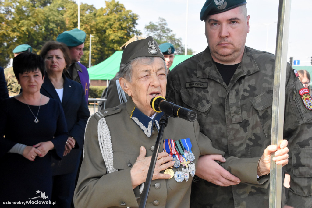 Jednostka strzelecka Włocławek z nowym sztandarem