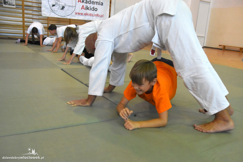 Trening aikido pod okiem mistrzyni