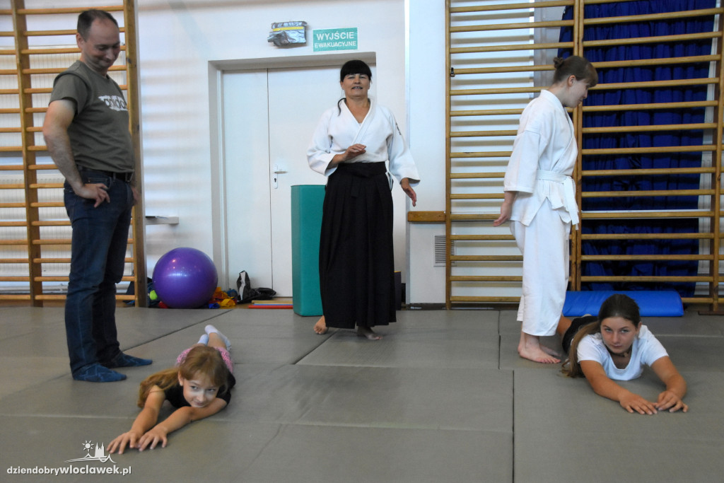 Trening aikido pod okiem mistrzyni