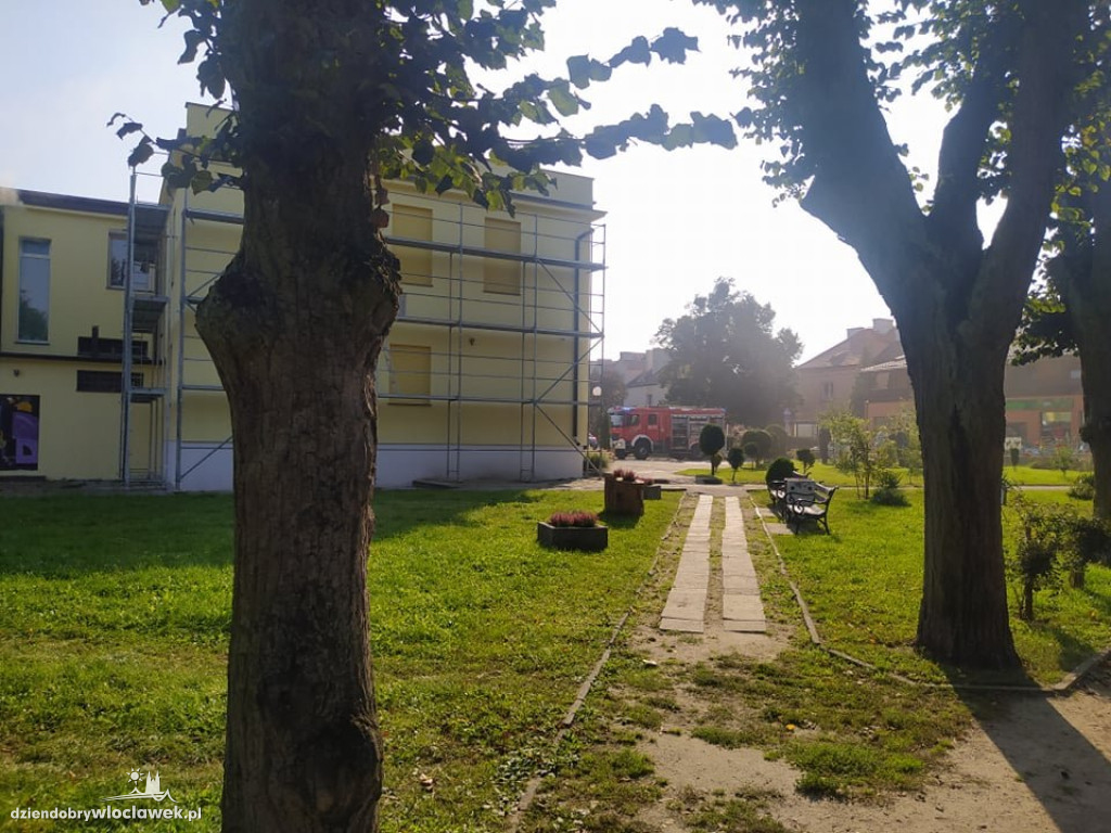 Strażacy ćwiczyli w miejskim centrum kultury