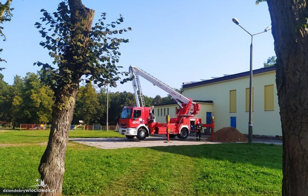 Strażacy ćwiczyli w miejskim centrum kultury