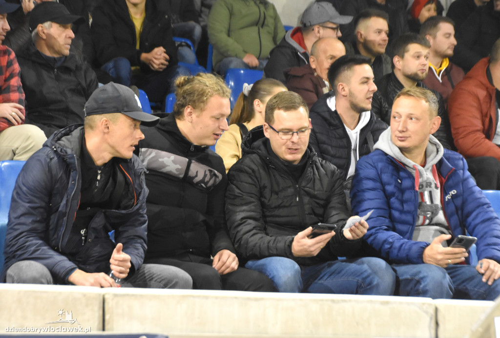 Kibice na meczu z Piastem Gliwice