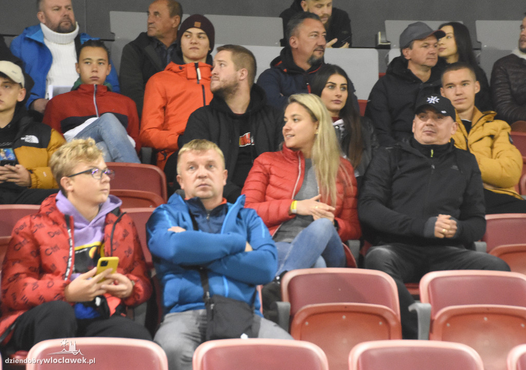Kibice na meczu z Piastem Gliwice