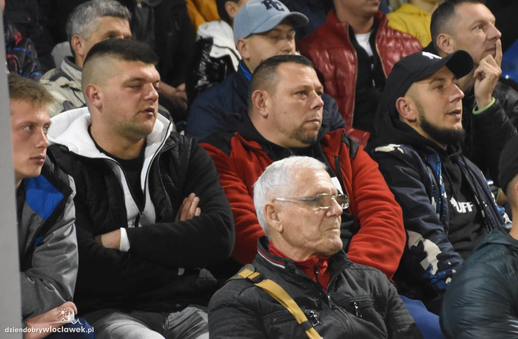 Kibice na meczu z Piastem Gliwice