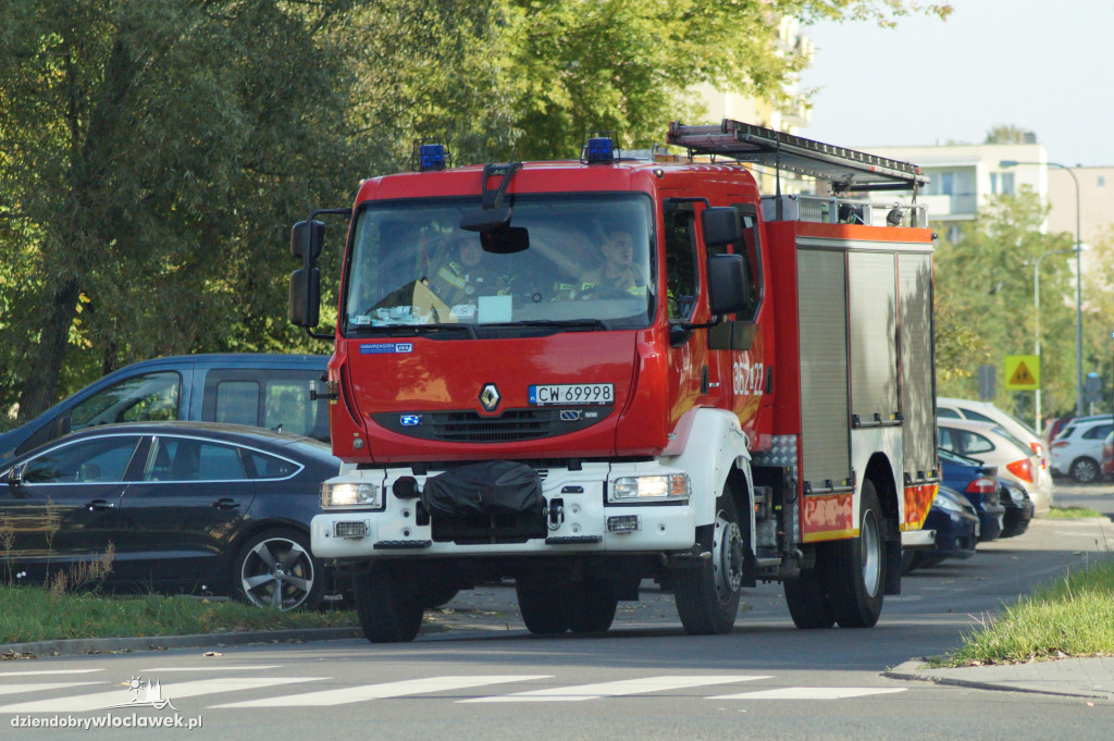 Strażacy interweniowali przy ul. Ostrowskiej
