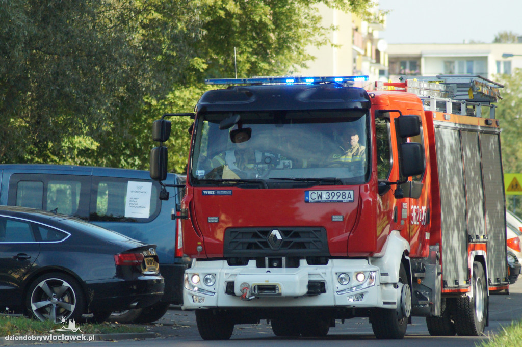 Strażacy interweniowali przy ul. Ostrowskiej