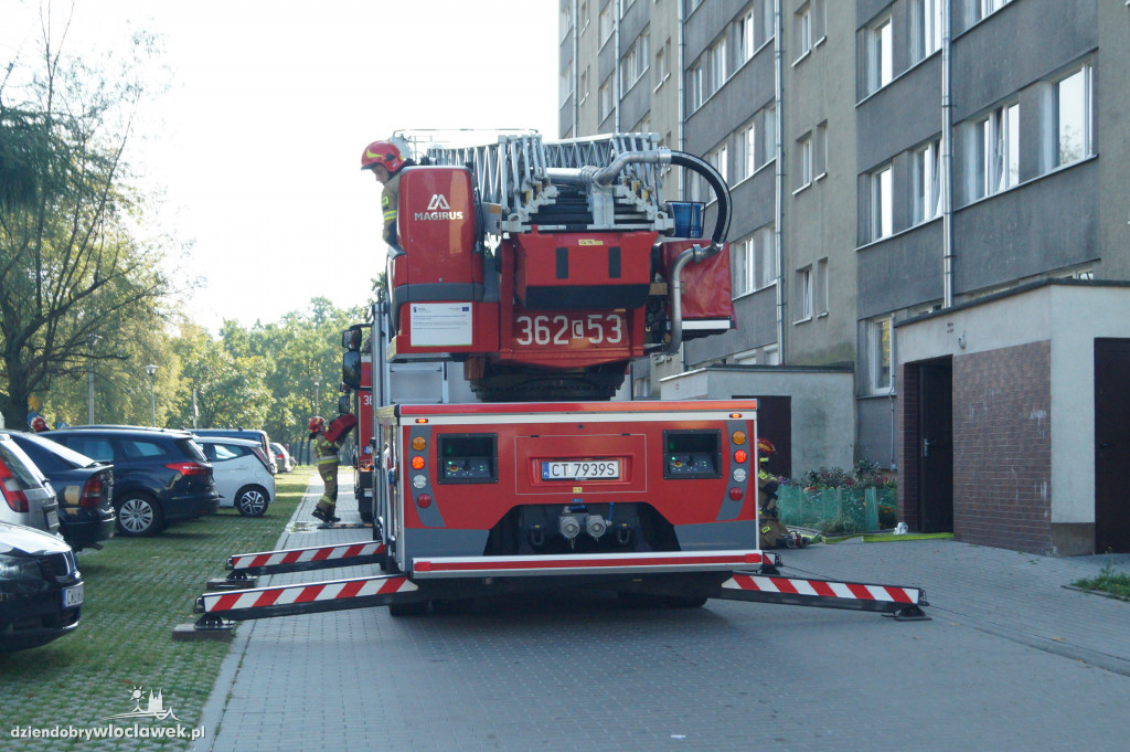 Strażacy interweniowali przy ul. Ostrowskiej