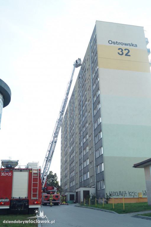 Strażacy interweniowali przy ul. Ostrowskiej