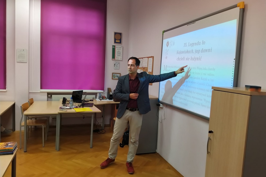 Zajęcia elemkowiczów z profesorem UMK
