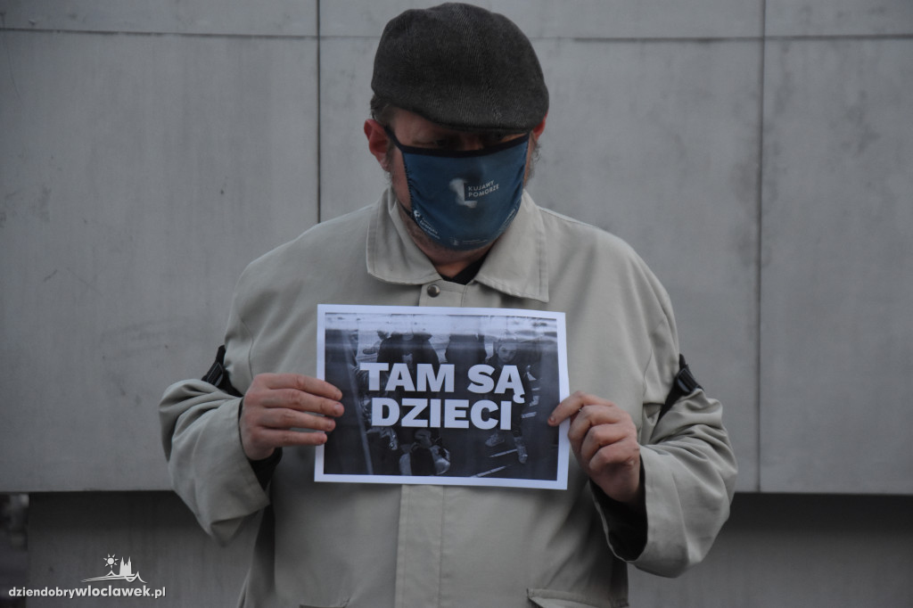 Protest ws. sytuacji na granicy z Białorusią