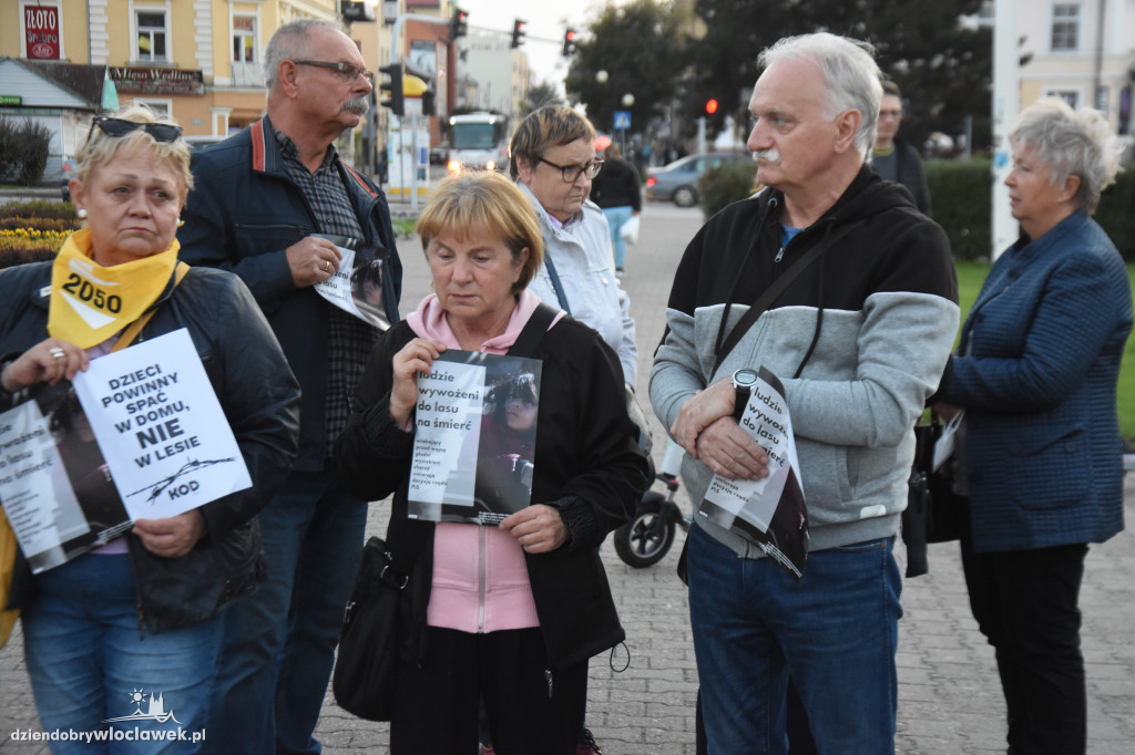 Protest ws. sytuacji na granicy z Białorusią