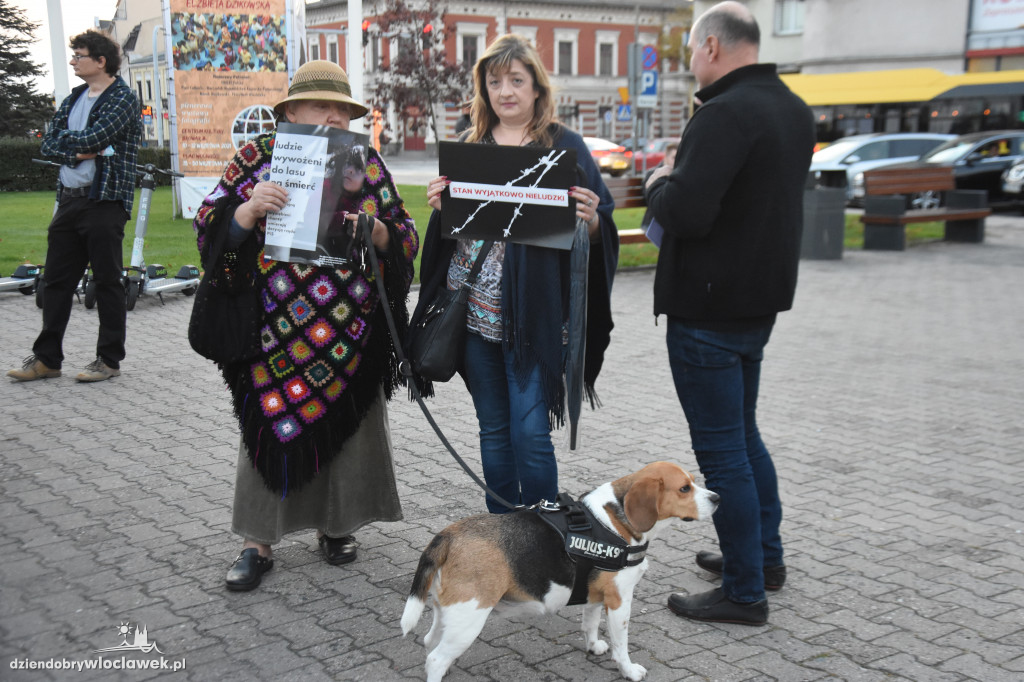 Protest ws. sytuacji na granicy z Białorusią